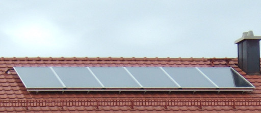 Solar flat panel collector